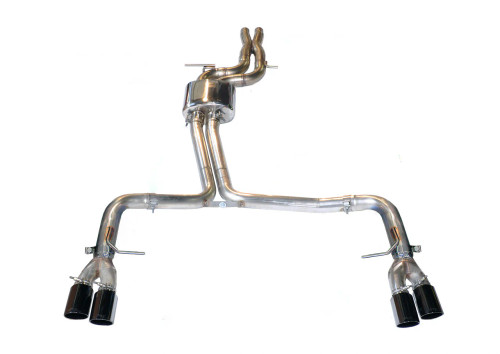 AWE Track Edition Exhaust for Audi B8 S4 3.0T - Diamond Black Tips (102mm) - awe3020-43026 AWE Track Edition Exhaust for Audi B8 S4 3.0T - Diamond Black Tips (102mm) - awe3020-43026