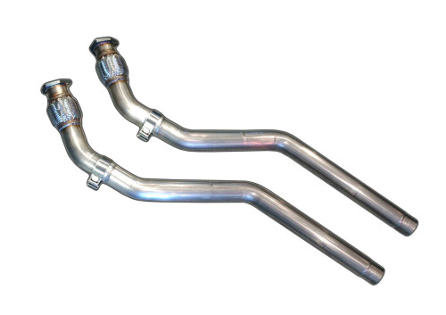 AWE NON-RESONATED DOWNPIPES FOR B8 S5 4.2L - awe3215-11036