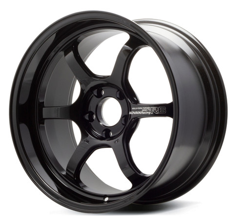 Advan R6 18x8.5 +45 5-100 Racing Titanium Black Wheel avnYA68H45DTB Advan R6 18x8.5 +45 5-100 Racing Titanium Black Wheel avnYA68H45DTB