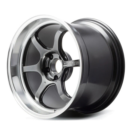 Advan R6 18x10.5 +32 5-112 Machining & Racing Hyper Black Wheel avnYA68L32MMHB
