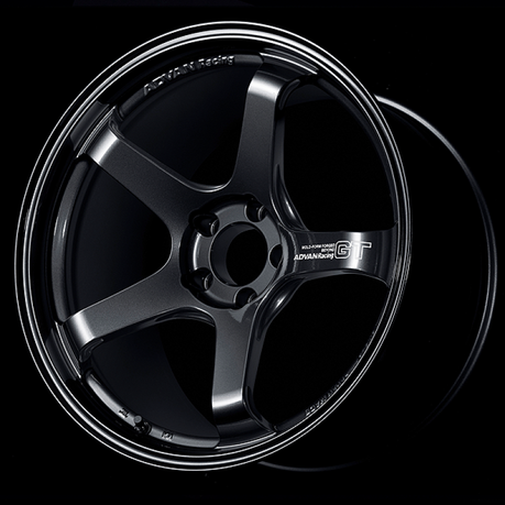 Advan GT Beyond 19x10.0 +25 5-114.3 Racing Titanium Black Wheel avnYAQB9K25ETB