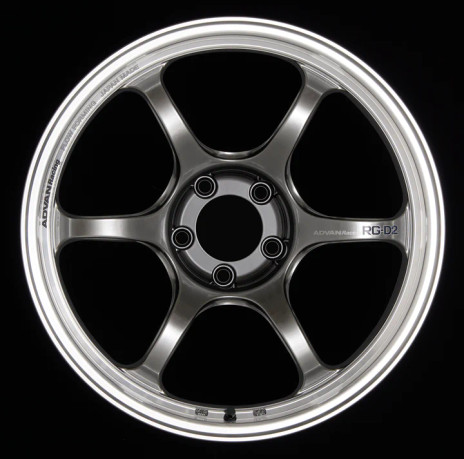 Advan RG-D2 15x6 +45 4-100 Machining & Racing Hyper Black Wheel avnYAT5C45AHB