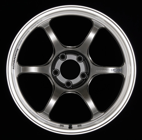Advan RG-D2 15x7.0 +42 4-100 Machining & Racing Hyper Black Wheel avnYAT5E42AHB