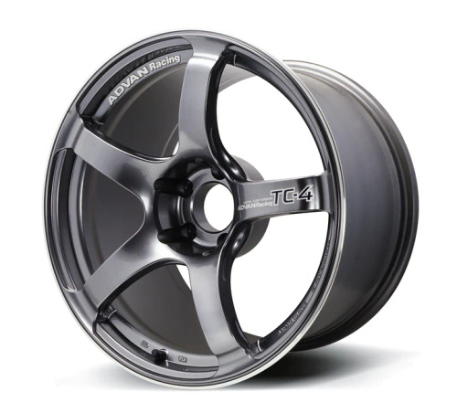 Advan TC4 18x8.5 +38 5-114.3 Racing Gunmetallic and Ring Wheel avnYAD8H38EGMR