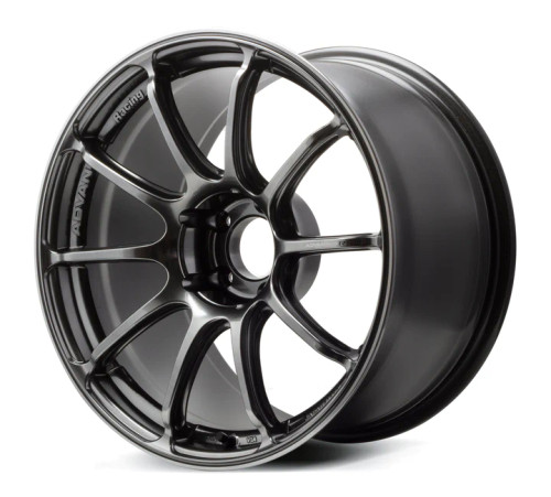 Advan RSIII 18x8.5 +35mm 5-120 Racing Hyper Black & Ring Wheel avnYA38H35WHBR