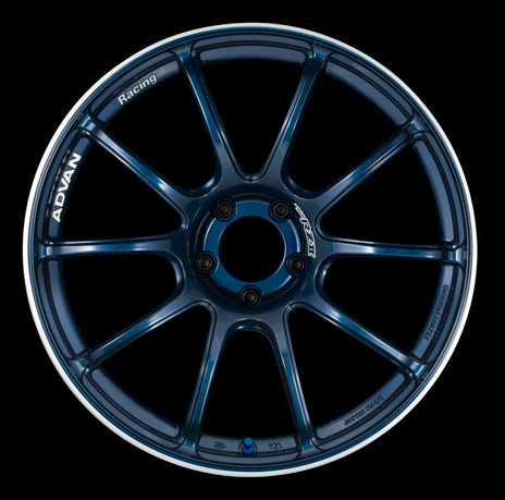 Advan RZII 19x8.0 +45 5-120 Racing Indigo Blue Wheel avnYAZ9G45WE