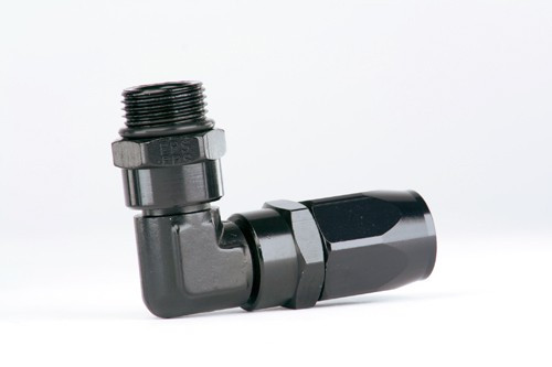 Aeromotive AN-8 Male O-Ring Boss to 90 Deg Hose End aer15665