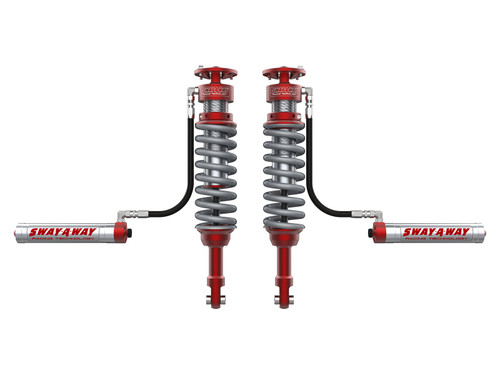aFe 17-19 Ford F-150 Raptor Sway-A-Way 3.0 Front Coilover Kit w/ Remote Reservoirs and Comp Adj afe301-5000-02-CA aFe 17-19 Ford F-150 Raptor Sway-A-Way 3.0 Front Coilover Kit w/ Remote Reservoirs and Comp Adj afe301-5000-02-CA