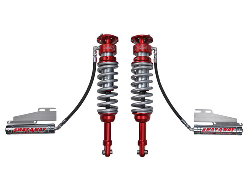 aFe Sway-A-Way 3.0in Front Coilover Kit 2017 Ford F-150 Raptor V6-3.5L (tt) w/Remote Reservoirs afe301-5000-02 aFe Sway-A-Way 3.0in Front Coilover Kit 2017 Ford F-150 Raptor V6-3.5L (tt) w/Remote Reservoirs afe301-5000-02