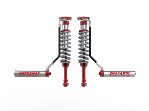 aFe Sway-A-Way 10-14 F150/Raptor 6.2L 2.5 Front Coilover Kit w/ Remote Reservoirs and Compr Adjuster afe301-5600-10-CA aFe Sway-A-Way 10-14 F150/Raptor 6.2L 2.5 Front Coilover Kit w/ Remote Reservoirs and Compr Adjuster afe301-5600-10-CA