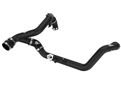 aFe Bladerunner 2-1/4 IN Aluminum Hot Charge Pipe Black 20-23 Ford Explorer/Explorer ST - Black afe46-20658-B
