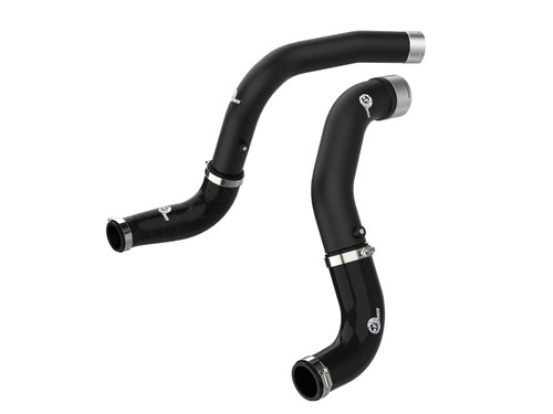 aFe BladeRunner Black 3in Intercooler Hot & Cold Side Pipe Kit 20-21 Jeep Wrangler V6-3.0L (td) afe46-20434-B