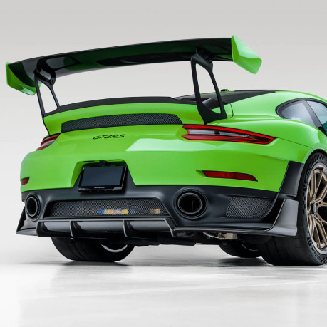 Vorsteiner 2x2 Satin Carbon Fiber PP Rear Diffuser Porsche 991 GT2 GW9 Aero Program 2017-2019 - POV2051
