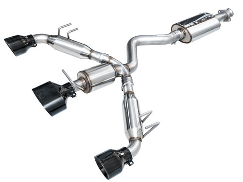 AWE Tuning 2023+ Toyota GR Corolla Touring Edition Exhaust - Diamond Black Tips  awe3015-53472 AWE Tuning 2023+ Toyota GR Corolla Touring Edition Exhaust - Diamond Black Tips  awe3015-53472