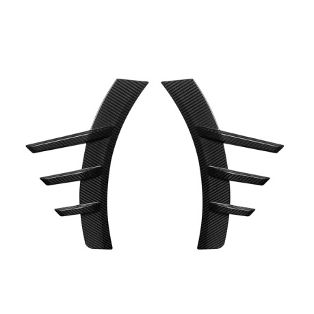 MHC+ BMW M2 G87 Performance Style Rear Side Fender Trims In Pre Preg Gloss Carbon Fibre (G87)  MHCP-G87-CF-ST002