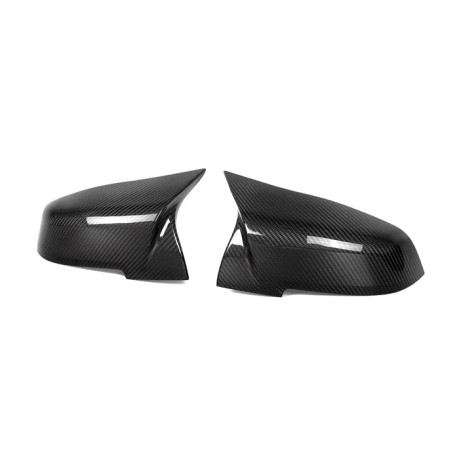 MHC+ BMW M-STYLE WING MIRROR REPLACEMENT COVERS IN PRE PREG GLOSS CARBON FIBRE FOR M-LITES  MHCP-MULTI-CF-MC001