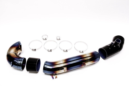 PLM Turbo Inlet Pipe Kit Stainless Burnt Blue - 2023+ FL5 Civic Type R PLM Turbo Inlet Pipe Kit Stainless Burnt Blue - 2023+ FL5 Civic Type R