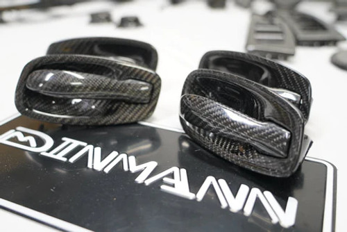 Dinmann CF | BMW E60 | Door Handles both lci or pre lci finished in carbon fiber Dinmann CF | BMW E60 | Door Handles both lci or pre lci finished in carbon fiber