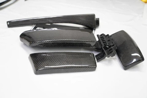Dinmann CF | E60 M5 e60 5 series | center console top trims refinished in Carbon Fiber full replacement Dinmann CF | E60 M5 e60 5 series | center console top trims refinished in Carbon Fiber full replacement