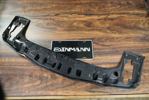 Dinmann BMW F80 M3 F82 M4 F87 M2 2, 3, 4 series Carbon Fiber Radiator Support Brace in 3 layer carbon fiber.