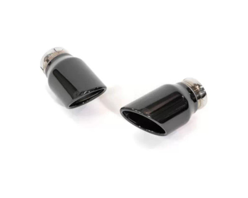 IPE SS Exhaust Tips Chrome Black BMW X4 M F98 2019-2023 IPE SS Exhaust Tips Chrome Black BMW X4 M F98 2019-2023