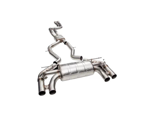 IPE SS Dual Side Dual Out Catback Exhaust System w/Chrome Silver Tips BMW F87N M2 Competition S55 2016-2021 IPE SS Dual Side Dual Out Catback Exhaust System w/Chrome Silver Tips BMW F87N M2 Competition S55 2016-2021