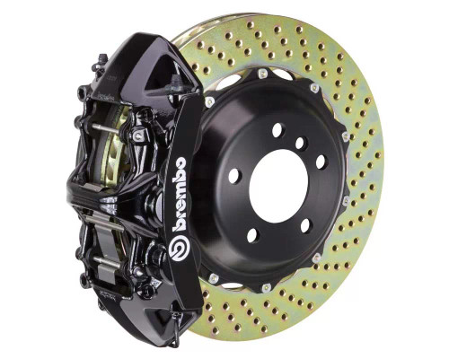 Brembo GT Front Big Brake Kit 355x32 2-Piece 6-Piston Drilled Rotors brb1M1.8057A1