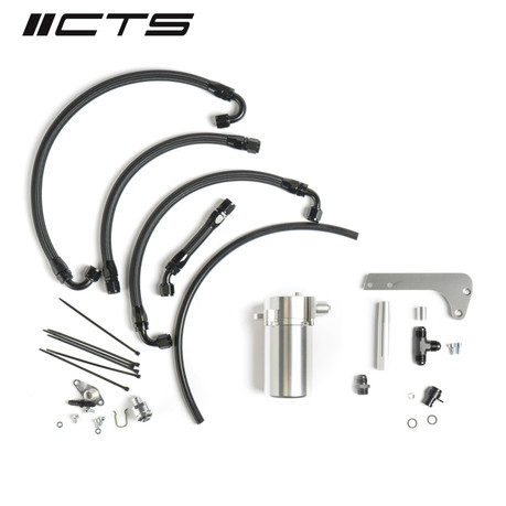 CTS TURBO MK6 GOLF R/MK2 TT-S/8P A3 CATCH CAN FOR BILLET VALVE COVER - CTS-CC-MK6R-250 CTS TURBO MK6 GOLF R/MK2 TT-S/8P A3 CATCH CAN FOR BILLET VALVE COVER - CTS-CC-MK6R-250