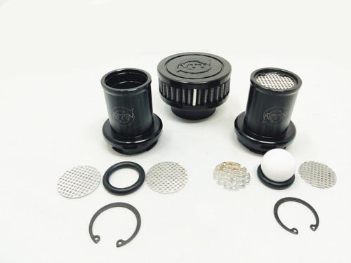Vargas VTT VAG(VW/Audi/Porsche) Billet One Way Crankcase Breather   VTT-VAG-CRANKCASE-BREATHER