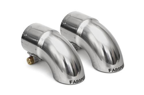 Fabspeed Porsche Competition Slip-On Turndown Tips (2.50"/63.5mm ID) - Fabspeed Exhausts Only - FS.TDT.635