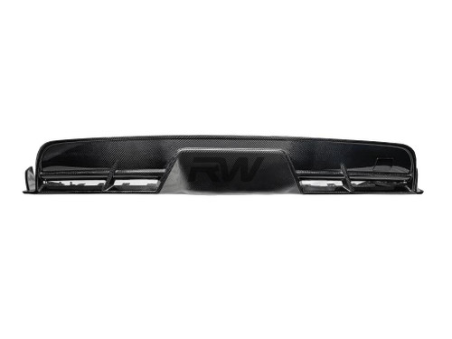 RW Carbon Tesla Model S / Plaid Carbon Fiber Rear Diffuser - tesla034