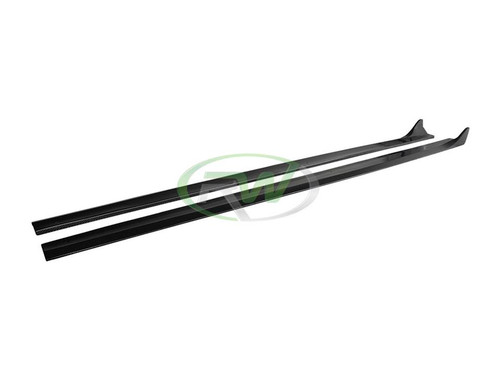 RW Carbon Audi 8v A3 S3 RS3 Carbon Fiber Side Skirt Extensions - audi8v003