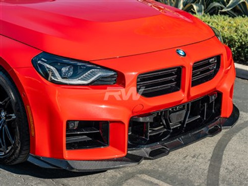 RW Carbon BMW G87 M2 Carbon Fiber SQ Front Lip Spoiler - bmwg87025 RW Carbon BMW G87 M2 Carbon Fiber SQ Front Lip Spoiler - bmwg87025