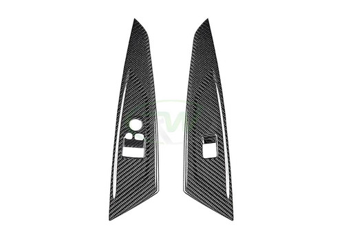 RW Carbon BMW G82 M4 Carbon Fiber Window Switch Panels - bmwg8x022