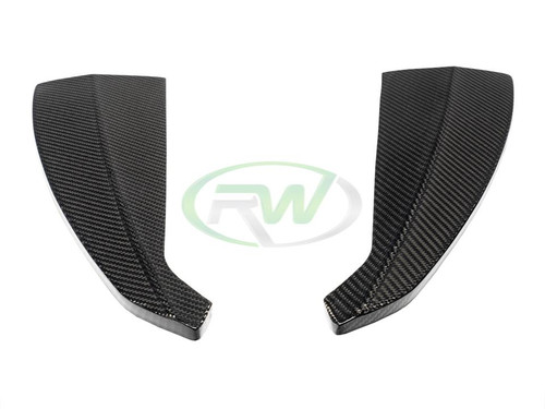 RW Carbon BMW F95 X5M F96 X6M Carbon Fiber Rear Splitters - bmwf9604