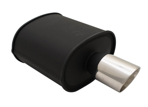 Megan Racing Universal Exhaust M-VO Muffler Black - MR-MU-MVO-B Megan Racing Universal Exhaust M-VO Muffler Black - MR-MU-MVO-B