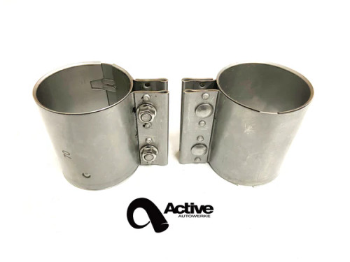 Active Autowerke Exhaust Clamp Set G8X and X3M Single - 11-101S
