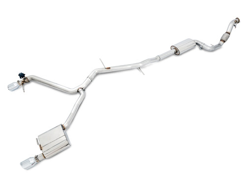 AWE Tuning Audi B9 A5 SwitchPath Exhaust Dual Outlet - Chrome Silver Tips (Includes DP and Remote)  awe3025-32026 AWE Tuning Audi B9 A5 SwitchPath Exhaust Dual Outlet - Chrome Silver Tips (Includes DP and Remote)  awe3025-32026
