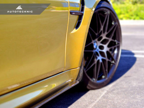 AutoTecknic Carbon Fiber Front Splash Guards - F80 M3 | F82/ F83 M4  ATK-BM-0099