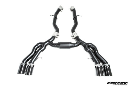 Eisenmann F97 X3M / F98 X4M Black Series Performance Exhaust + 4x90mm LeMans Carbon Fiber  Tips  - Race  B3344.21024.BCS Eisenmann F97 X3M / F98 X4M Black Series Performance Exhaust + 4x90mm LeMans Carbon Fiber  Tips  - Race  B3344.21024.BCS