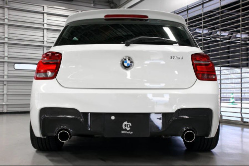 3D Design F20 1-Series M-Sport Carbon Rear Diffuser - 3108-22011