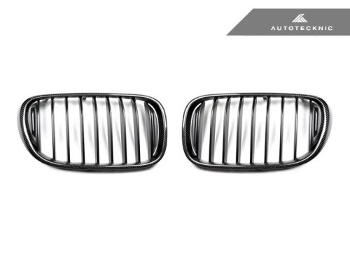 AutoTecknic Carbon Fiber Front Grille Set - G11/ G12 7-Series Pre-LCI (16-19)  ATK-BM-0301-CF