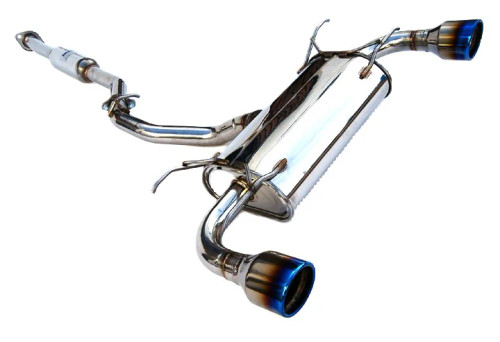 Invidia Subaru BRZ / Scion FRS Q300 w/ Rolled Titanium Tips Cat- Back Exhaust (Blue Edge)  invHS12SSTG3T Invidia Subaru BRZ / Scion FRS Q300 w/ Rolled Titanium Tips Cat- Back Exhaust (Blue Edge)  invHS12SSTG3T