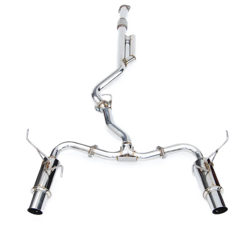 Invidia 2022+ Subaru WRX N1 Twin Outlet Single Layer SS Tip Cat-Back Exhaust  invHS22WRXGTP