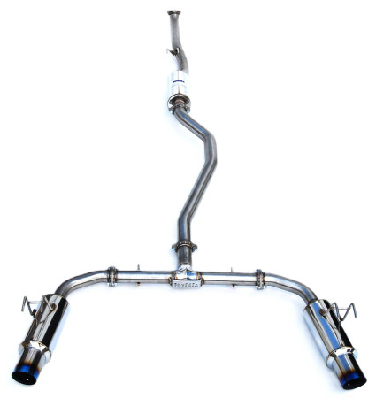 Invidia 2022+ Honda Civic Si (1.5T) 70mm N1 Cat Back Exhaust - Burnt TI Tips  invHS22HS4GD1STL