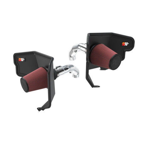 K&B Cold Air Intake - High-flow, Aluminum Tube - Toyota Tundra V6-3.4/3.5L - knn77-9042KP