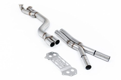 Milltek BMW G80/G81/G82 M3/M4 Secondary Catalyst Bypass - X Pipe to Milltek Axle Back Only - SSXBM1341