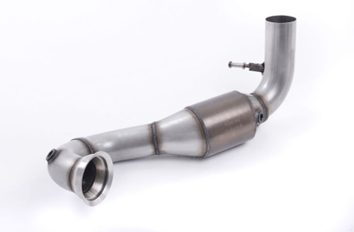 Milltek Mercedes C117/W176 CLA45/A45 AMG Large Bore Downpipe with Hi-Flow Sports Catalyst (For Milltek Cat-Back) - SSXMZ116