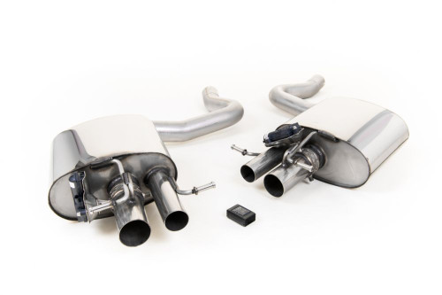 Milltek Mercedes W205 C63 & C63S Rear Silencers with Milltek Active Valve Control - SSXMZ120 Milltek Mercedes W205 C63 & C63S Rear Silencers with Milltek Active Valve Control - SSXMZ120