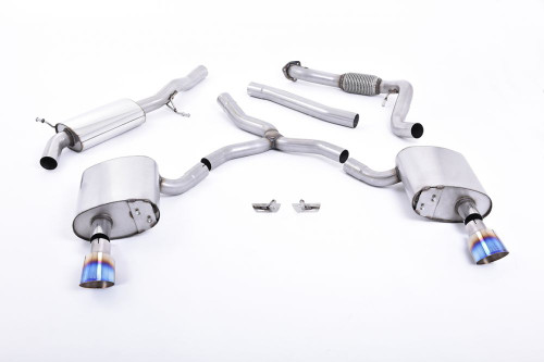 Milltek Audi A4 Road+ Cat-Back Exhaust Systems Milltek Audi A4 Road+ Cat-Back Exhaust Systems